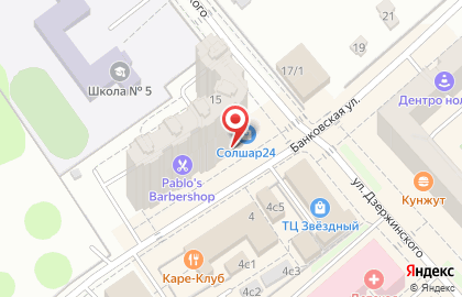 Салон красоты Моника на Банковской улице на карте