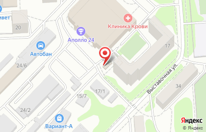 Кафе Шашлык на Выставочной улице на карте