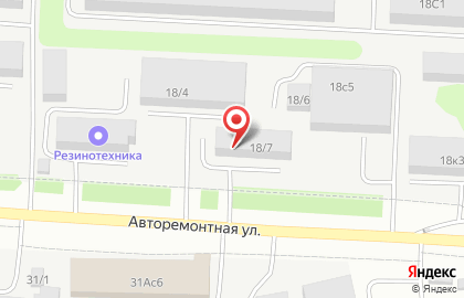 Компания по продаже запчастей, обслуживанию и ремонту сельскохозяйственной техники ВСЕ для ТРАКТОРа на Авторемонтной улице на карте