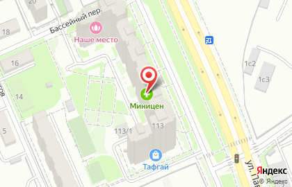 Парикмахерская Александрия на улице Морозова Павла Леонтьевича на карте