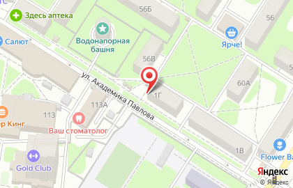 Салон-парикмахерская Экспресс Стрижка на улице Академика Павлова на карте