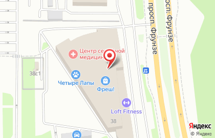 Мебельная компания ЭкоМебель в Фрунзенском районе на карте