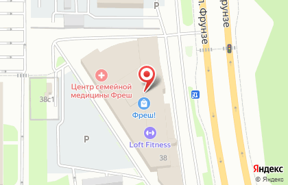 Магазин кухонной мебели Kuchenberg в Фрунзенском районе на карте