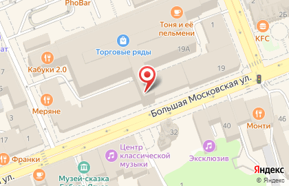 Пункт выдачи интернет-магазина ABC.ru на Большой Московской улице на карте