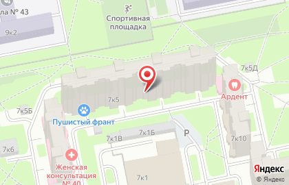 Зоосалон Пушистый франт на карте