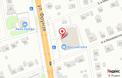 Магазин кондитерских изделий Парус на улице Фрунзе на карте