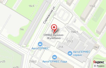 Отдел МВД России по району Выхино-Жулебино г. Москвы на карте