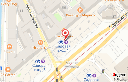 Балтийский Банк на Сенной площади на карте