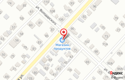 Продовольственный магазин на улице Володарского на карте