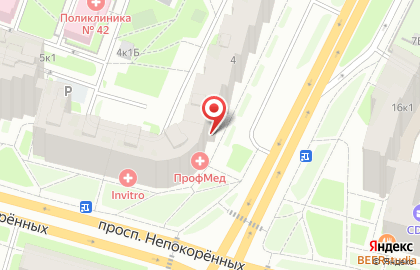 Супермаркет ДИКСИ на Гражданском проспекте, 4 на карте