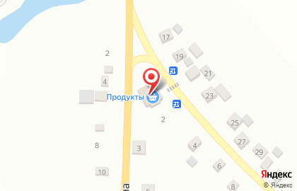 Продуктовый магазин в Брянске на карте