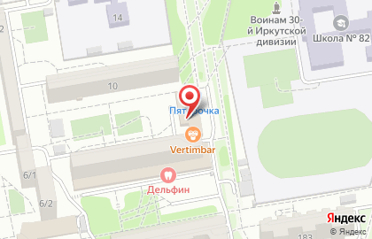 Супермаркет Пятёрочка в Краснодаре на карте
