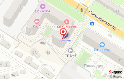 Строительная компания Монолит на Касимовском шоссе на карте