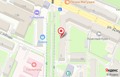 Сити-форматы от Север на улице Октябрьской Революции на карте