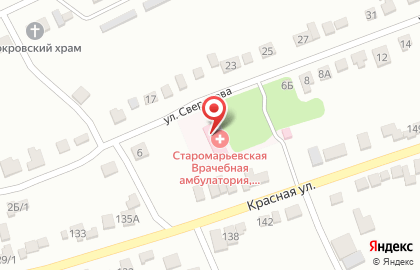 Старомарьевская врачебная амбулатория на карте