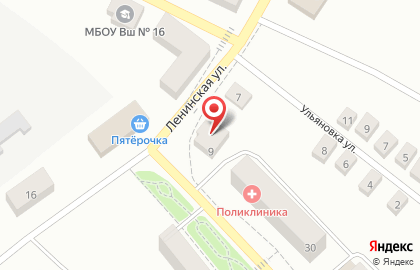 Салон-магазин МТС на Ленинской улице на карте