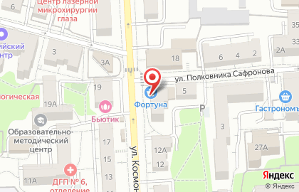 Продуктовый магазин Городок на улице Космонавта Леонова на карте
