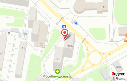 Московская областная коллегия адвокатов на улице Маршала Бирюзова на карте