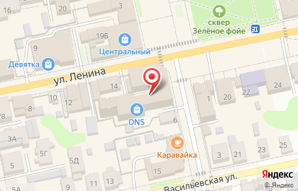Центр распродаж мебели Полцены на улице Ленина в Шуе на карте