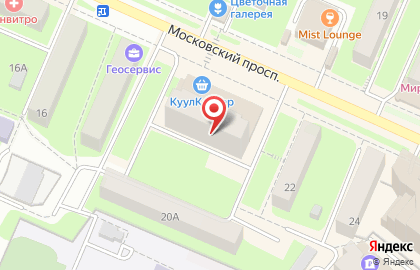 Тофа на Московском проспекте на карте