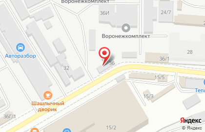 Автомагазин в Воронеже на карте