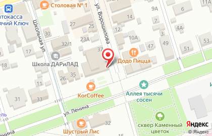 Магазин Знайка на улице Ленина на карте