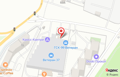 Автомойка Блик на улице Маршала Жукова на карте
