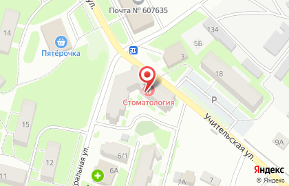 Магазин цветов на улице Учительская на карте