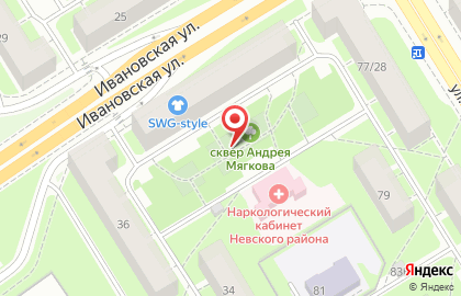 Фактория на Ивановской улице на карте