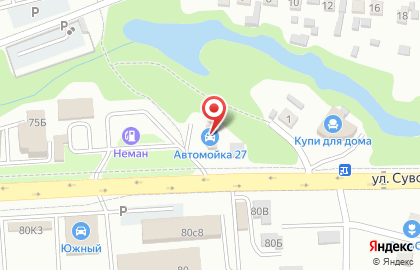 Автомойка27 на карте