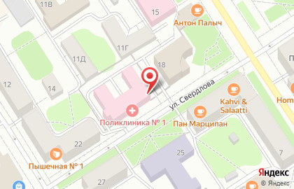 Метро-II на улице Свердлова на карте