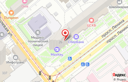 Агентство путешествий АССОЛЬ в Октябрьском районе на карте