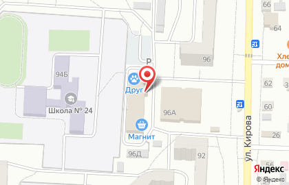 Химчистка Апекс в Кировском районе на карте
