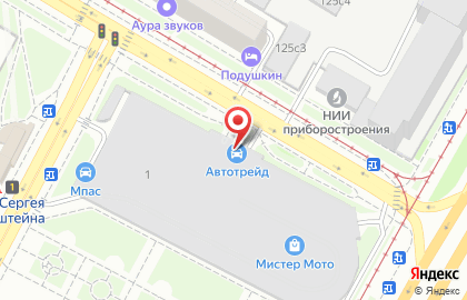 Торгово-сервисная компания Мистер Мото на улице Сергея Эйзенштейна на карте