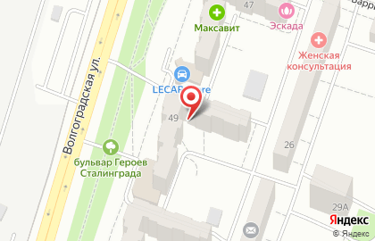 Пятерочка на Волгоградской улице на карте