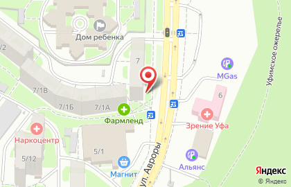 Стрит-фуд БашДонер в Кировском районе на карте