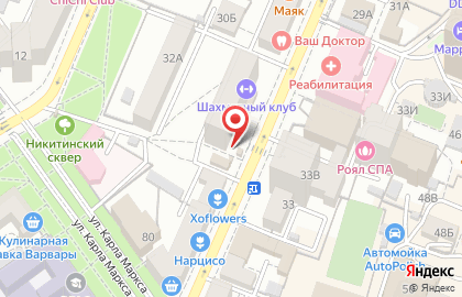 Кафе быстрого питания Робин Сдобин на улице Фридриха Энгельса на карте