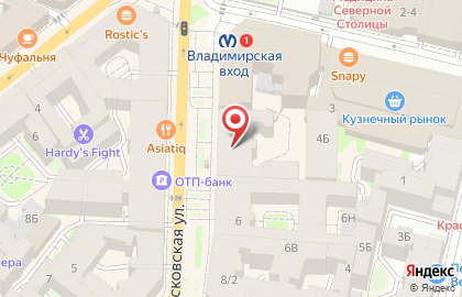 Компания по заточке инструментов на Большой Московской улице на карте