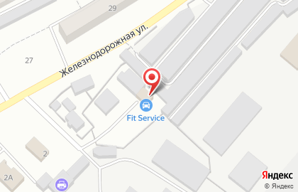 Автосервис FIT SERVICE на Железнодорожной улице на карте