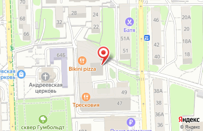 Кобра на улице Космонавта Леонова на карте