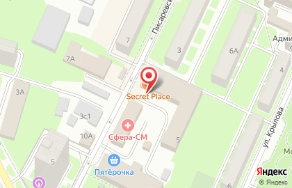 Бьюти-центр Oriflame в Писаревском проезде на карте
