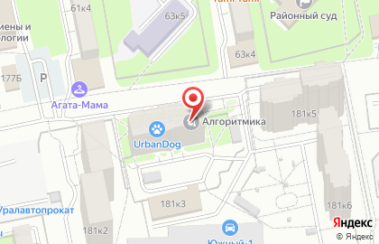 Школа программирования для детей Алгоритмика в Ленинском районе на карте