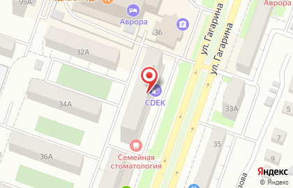 Служба экспресс-доставки Сдэк в Ленинском районе на карте