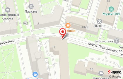 Паркинг в Санкт-Петербурге на карте