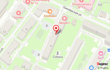 Эверест на Пионерской улице на карте