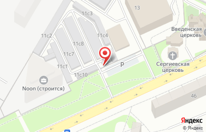 Гаражный кооператив №12 на Окской улице на карте