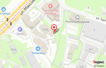 Служба аварийных комиссаров Страховой советник на улице Максима Горького на карте
