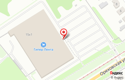 Гипермаркет Лента на Ореховской улице на карте
