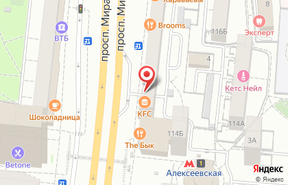 Цветочный магазин в Москве на карте