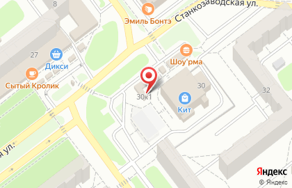 Фирменный магазин у Палыча на Станкозаводской улице на карте